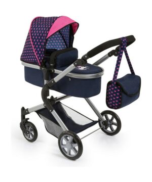 Doll Stroller Reig Combi Neo Pro Navy Blue 63 cm