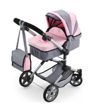Doll Stroller Reig Pram Neo Pro Grey 57 cm