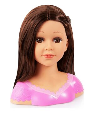 Bust Reig Charlene Super Model Hair styling and make-up Brown wig