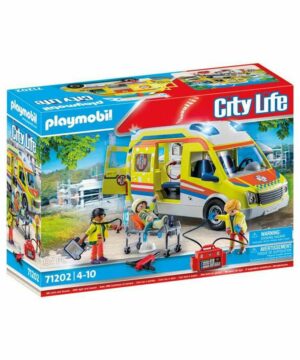 Playset Playmobil 71202 City Life Ambulance 67 Pieces