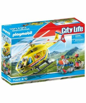 Playset Playmobil 71203 City Life Rescue Helicopter 48 Pieces
