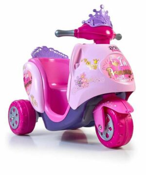 Foot to Floor Motorbike Feber Scooty Little Princess Electric 6V 84 x 72 x 52 cm