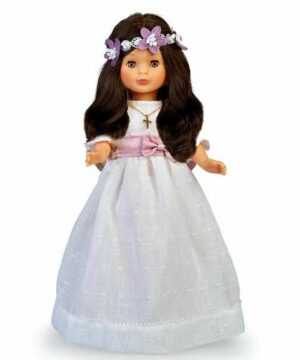 Brunette Communion Doll Nancy   48 cm