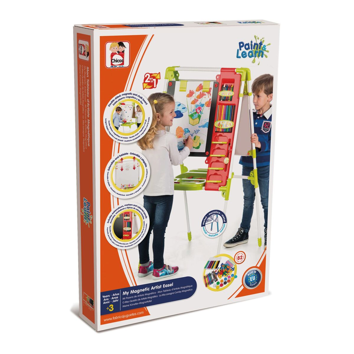 2 in 1 Board Chicos 63 x 60 x 120 cm Foldable - Image 7