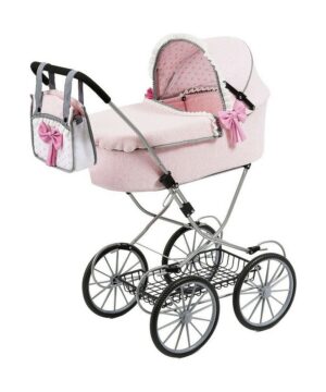 Doll Stroller Reig Dolls Pram Pink 64 cm