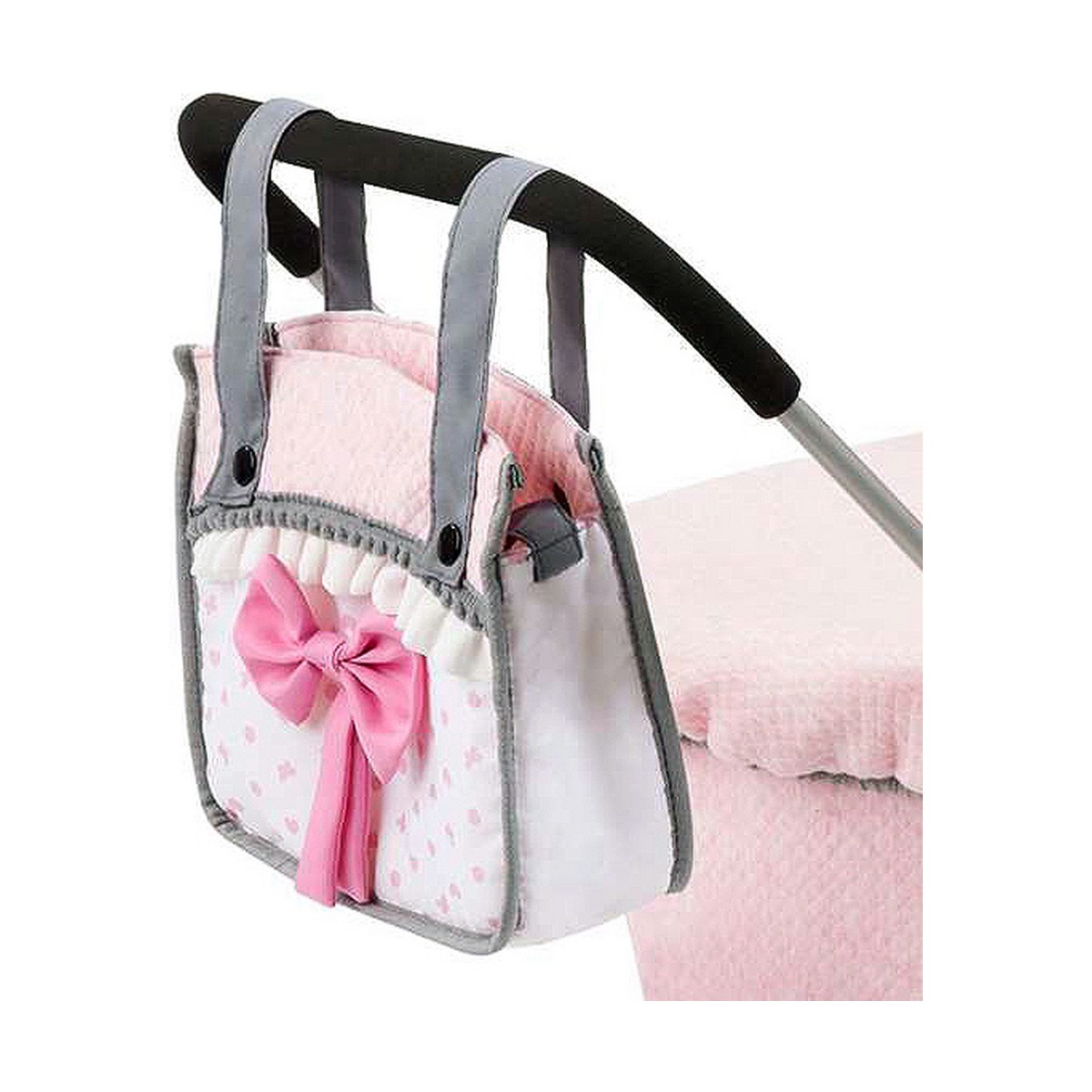 Doll Stroller Reig Dolls Pram Pink 64 cm - Image 5